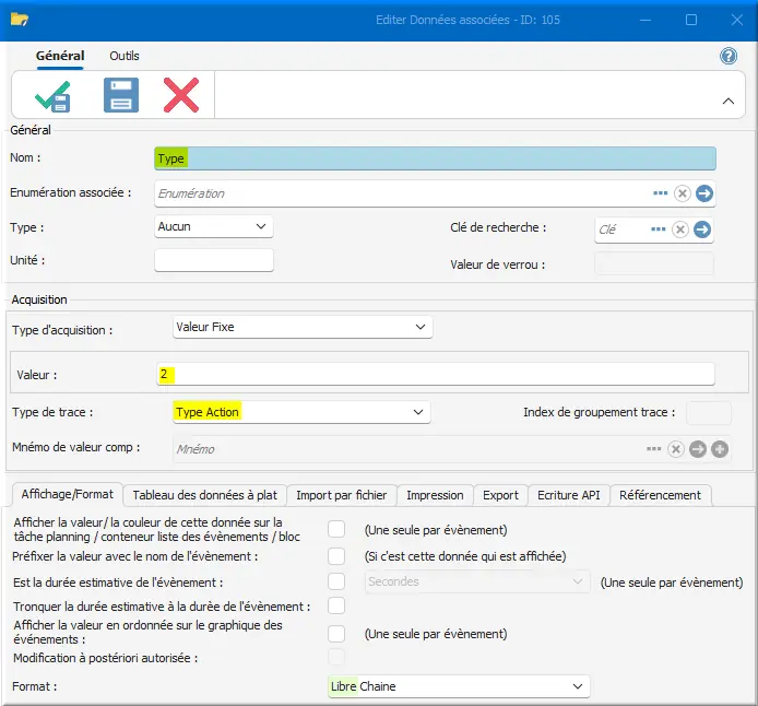 Gestion DA Type EVT CONSO